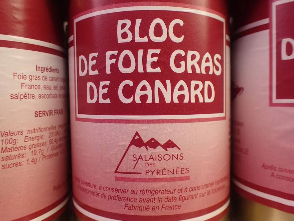 bloc foie gras canard