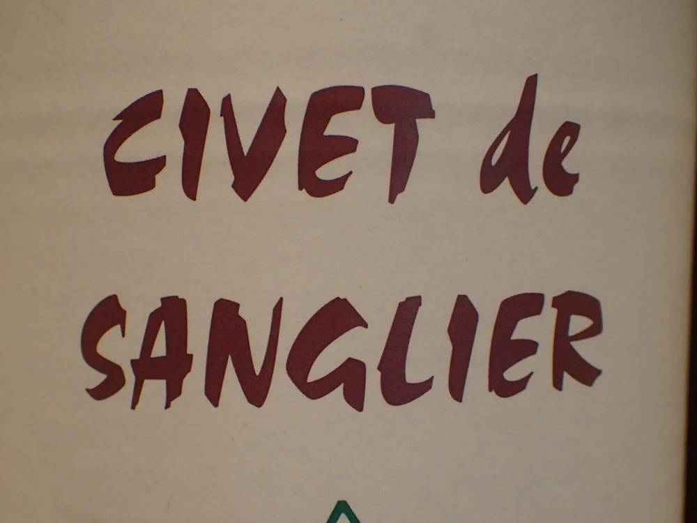 civet sanglier